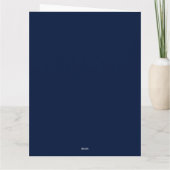 Carte Noël religieux, Naissance de Jésus (Dos)