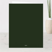 Carte Noël religieux, Naissance de Jésus (Dos)