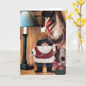 CARTE NOËL REMERCIE LES BONS AMIS (Fleur jaune)