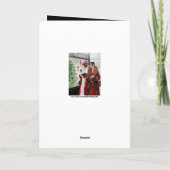 Carte Noël rétro art déco (Dos)