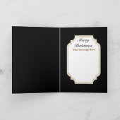 Carte Noël rétro art déco (Intérieur)