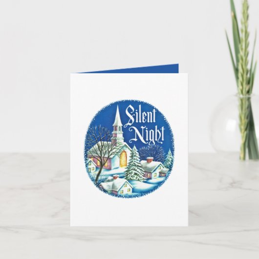 Carte Noël rétro vintage (Devant)