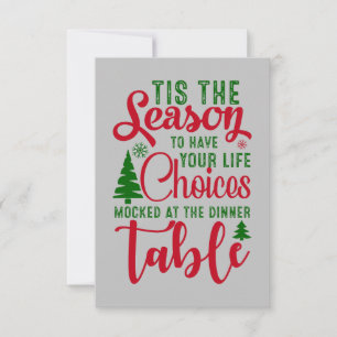 Carte Noël saison de design de choix