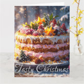 CARTE NOËL SAVOUREUX (Fleur jaune)