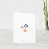 Carte Noël scandinave (Dos)