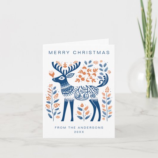 Carte Noël scandinave (Devant)