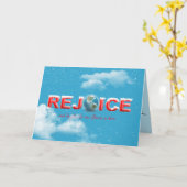 Carte Noël se réjouit dans les flocons de neige avec le  (Fleur jaune)