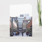 Carte Noël Shopping sur Pavilion Road Londres Royaume-Un (Devant)