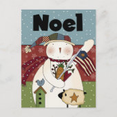 Carte Noel Snowman (Devant)