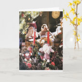 CARTE ***NOËL SOUHAITE*** POUR UN ET TOUT ! (Fleur jaune)