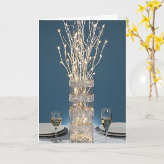 CARTE ***NOËL SOUHAITE*** POUR UN ET TOUT ! (Fleur jaune)