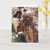 CARTE ***NOËL SOUHAITE*** POUR UN ET TOUT ! (Fleur jaune)