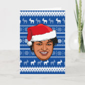 Carte Noël STACEY ABRAMS (Devant)