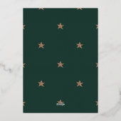 Carte Noël Star Arch Foil (Verso)