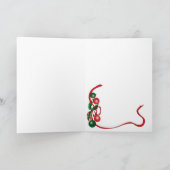 Carte Noël Stocker mignonne Calico Kitten (Intérieur)