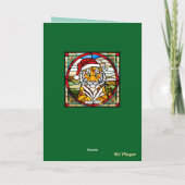 Carte Noël Tigre Drôle (Dos)