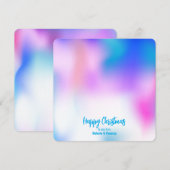 Carte Noël trans minimaliste (Devant / Derrière)