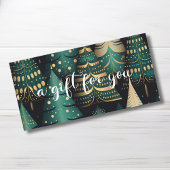 Carte NOËL TREE BUSINESS CERTIFICACACE cadeau pour vous