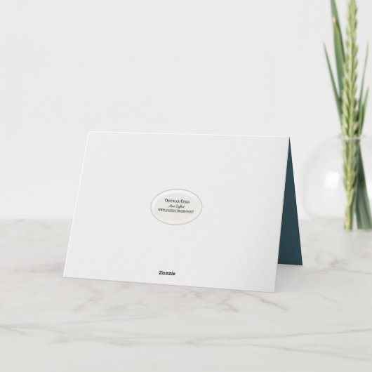 Carte Noël Trois Sages après une étoile (Dos)