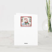 Carte Noël Unicorn voeux de Noël (Dos)