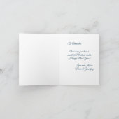 Carte Noël Unicorn voeux de Noël (Intérieur)