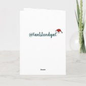 Carte Noël Vacances Grands Pyrénées (Dos)