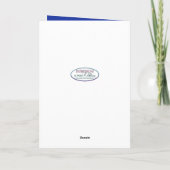 Carte Noël, Vacances, Patriotique, Penquins & Drapeaux (Dos)