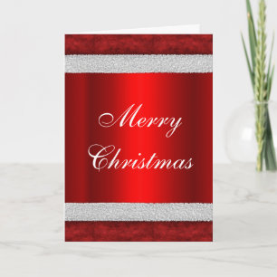 Carte Noël Velvet Rouge