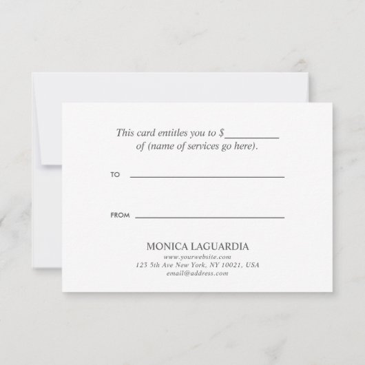 CARTE NOËL VERT BLEU OR ROUGE VACANCES SPÉCIALES (Dos)