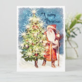 Carte Noël victorien vintage (Debout devant)