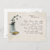 Carte Noël vintage (Devant / Derrière)