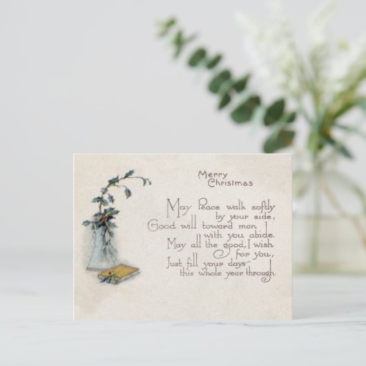 Carte Noël vintage (Debout devant)