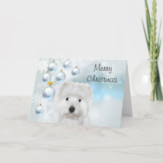 Carte Noël Westie