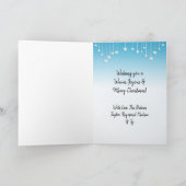 Carte Noël Whimsical Père Noël et Elves (Intérieur)