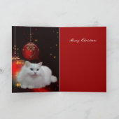 Carte Noël Xmas Chat (Intérieur)