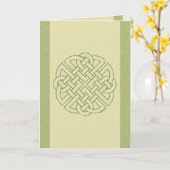 Carte Noeud celtique (Fleur jaune)