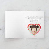 Carte Nœud Coquette Rose & Photo de Sucette, Saint-Valen (Intérieur)