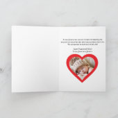 Carte Nœud Coquette Rose & Sucette, Photo Saint-Valentin (Intérieur)