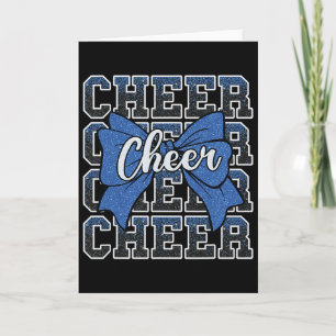 Carte Nœud de cheerleading sportif Coquette Cheer Bow