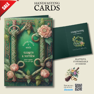 CARTE NOEUDS CELTIQUES IRLANDAIS PERSONNALISÉS