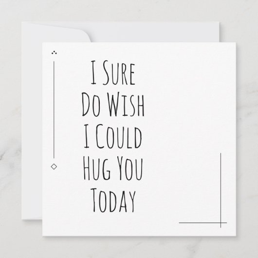 Carte Noir & Blanc Je Voudrais Vraiment Vous Embrasser A (Devant)