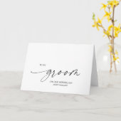 Carte Noir & Blanc Simple À Ma Salle Notre Jour De Maria (Fleur jaune)