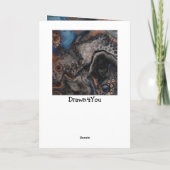 Carte Noir, Brown, gris et bleu Abstrait moderne (Dos)