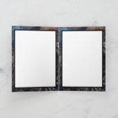 Carte Noir, Brown, gris et bleu Abstrait moderne (Intérieur)