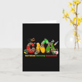 Carte Noir Cna Graduation Certifiée Infirmière Istant Bl (Fleur jaune)