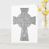 Carte Noir de la croix celtique 3 (Fleur jaune)