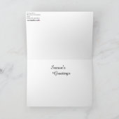 Carte Noir de Noël 2021 Peinture sur un (Intérieur)