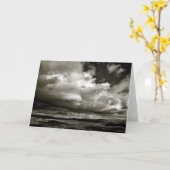 Carte Noir et blanc (Fleur jaune)