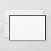Carte Noir et blanc à billets plats (Devant)