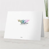 Carte Noir et or moderne Noël (Dos)